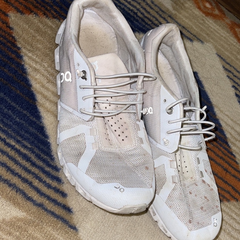 On cloud shoes